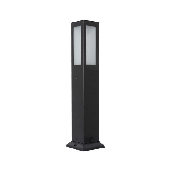 Poste Balizador Alumínio Preto 1XE27 40cm