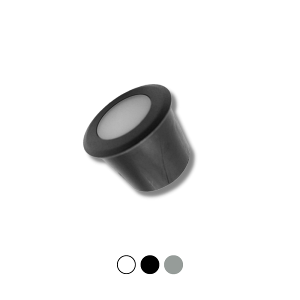Mini Balizador Coin LED - 0.3W- 2700k - IP66 - Interlight