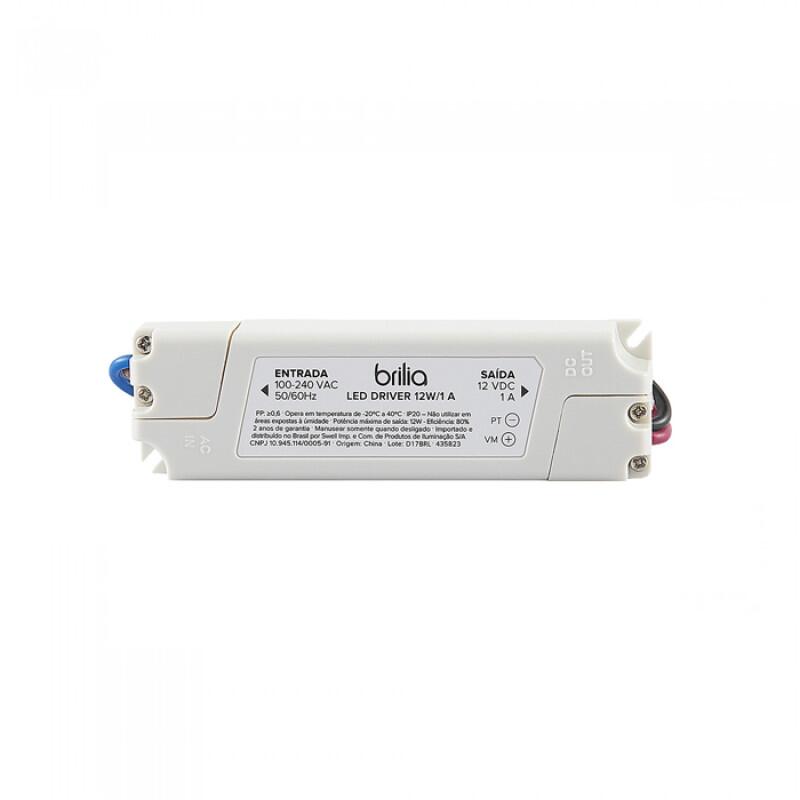 LED Driver 12W 1A Bivolt | Brilia | Decor Lumen