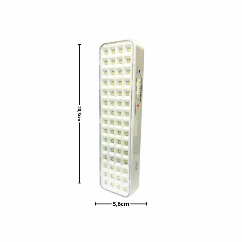 Luminária de Emergência 60 LEDs 5W
