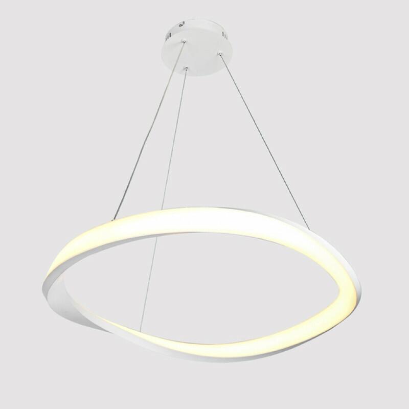 Lustre Mobius LED BELLA - 60cm - 1 Ano de Garantia