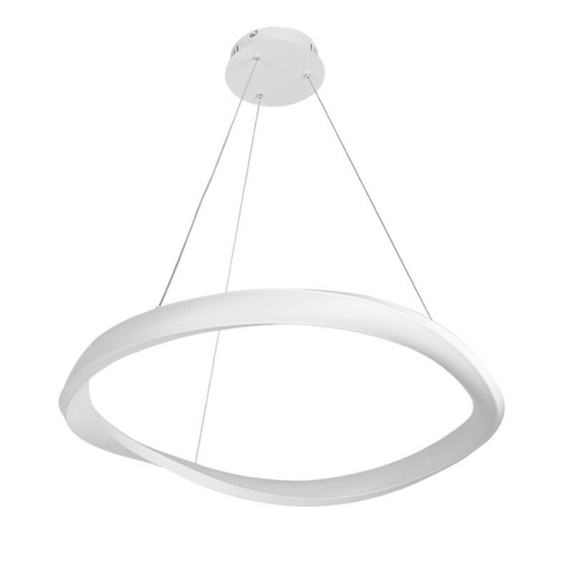 Lustre Mobius LED BELLA - 60cm - 1 Ano de Garantia