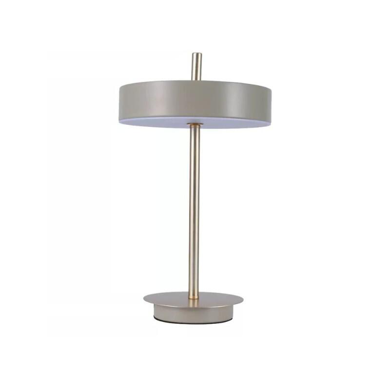 Luminária de Mesa LED Coco 2700K 18W Bivolt - Elegância em Fendi e