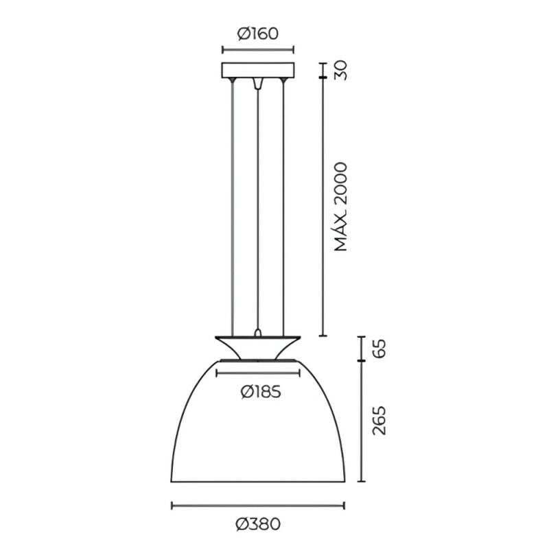 照明　FYC06PCLD1 Pendente LED Linha Nova – 16,5W de Estilo e Conforto