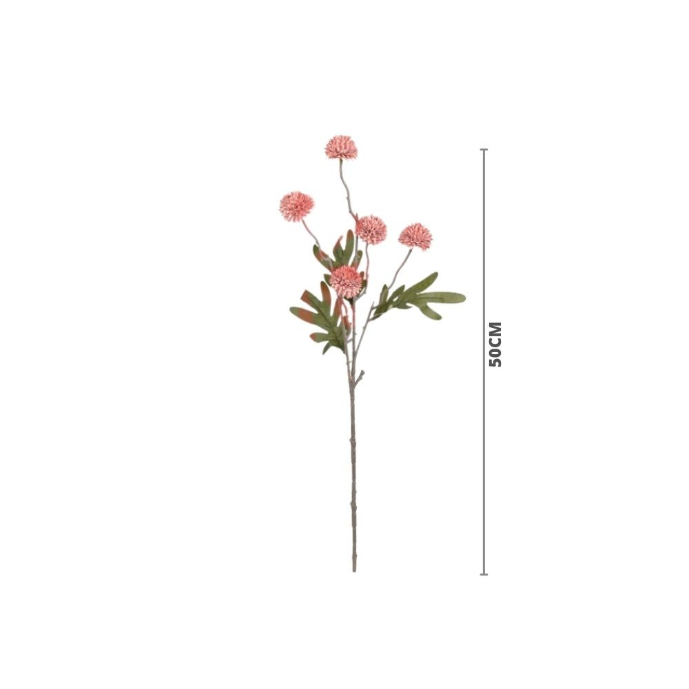 Planta Decorativa Artificail  Ramo de Cravo 50cm- Tutti Flores- GJ001