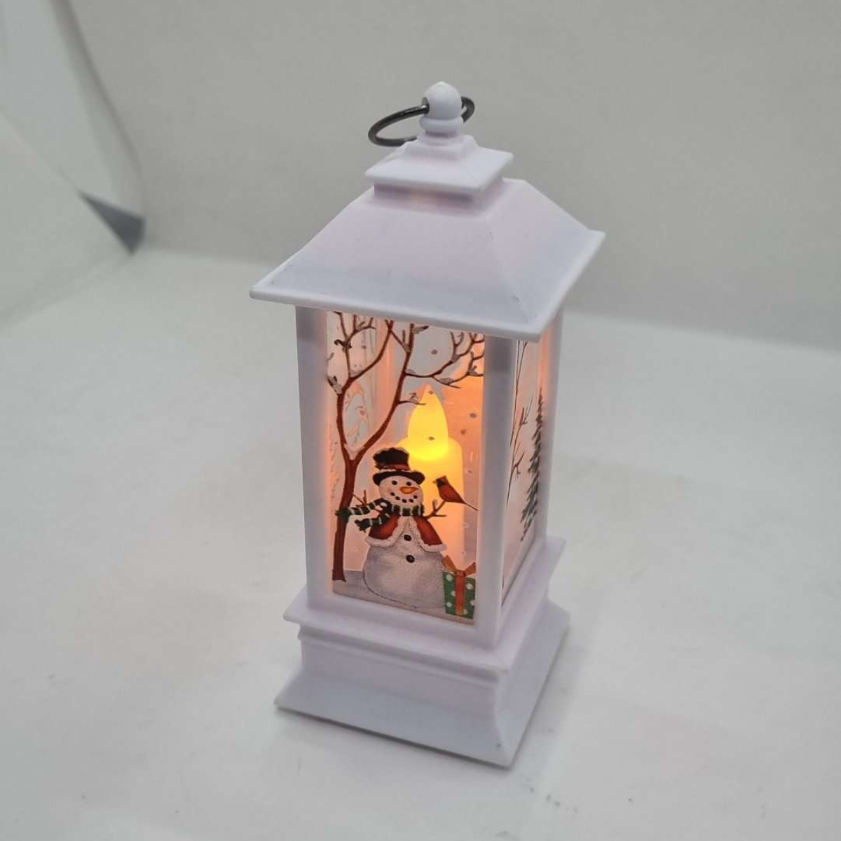 Lanterna Natal Decorativa Branca - 125579