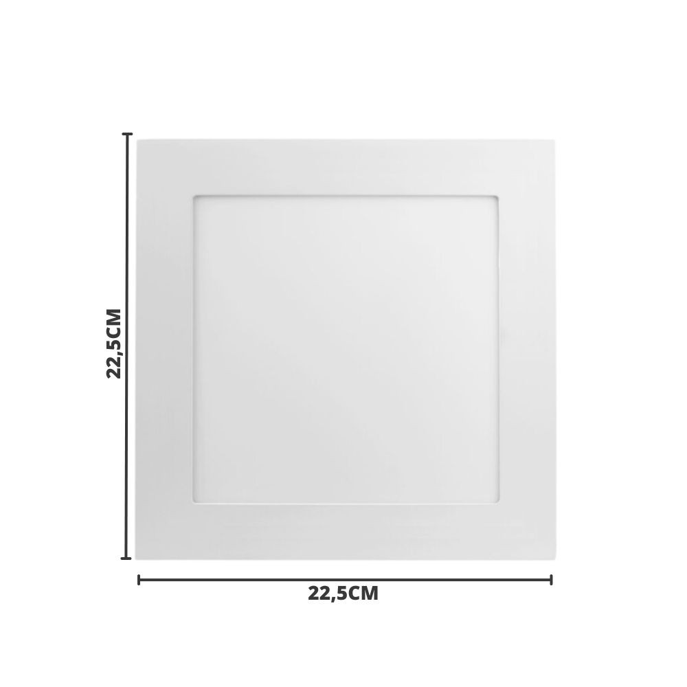 Painel de Embutir Branco 22,5 cm 20W 4000K BIV - Save Energy SE-240.3005