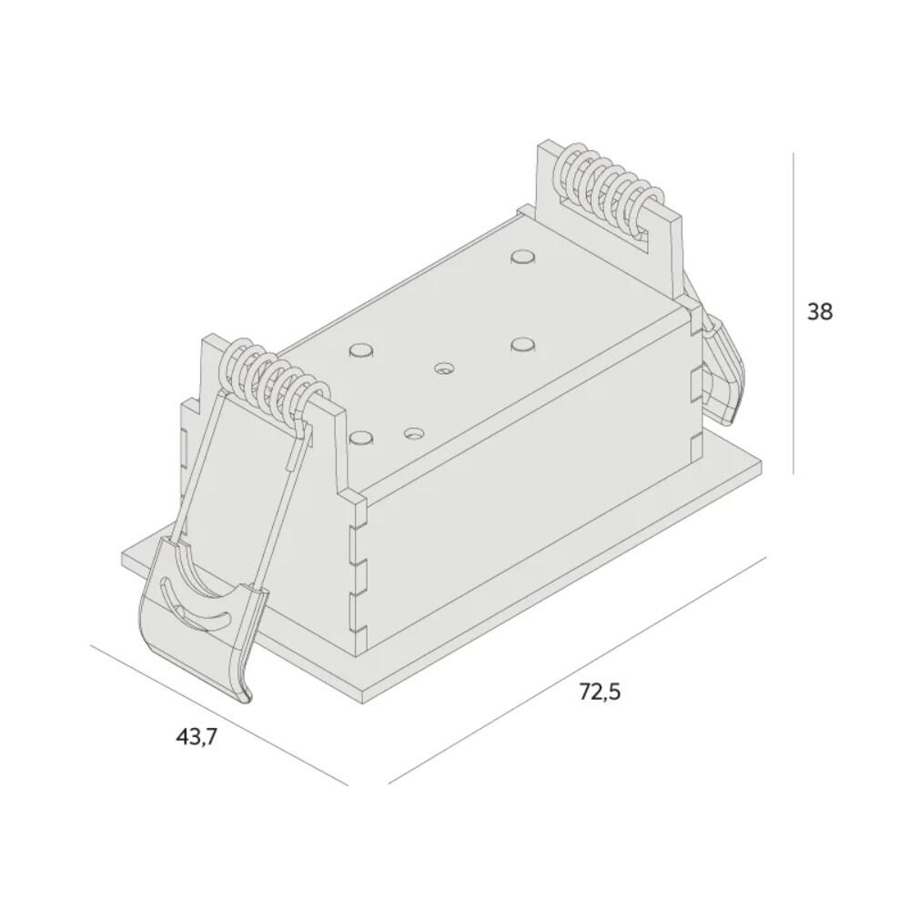 Spot  Embutir Recuado Picco 5W - Interlight IL4892