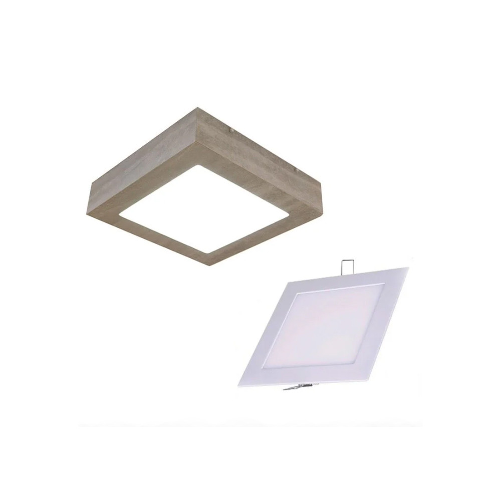 Luminária Cimento Para Placa De LED 30x30CM - FG 8001