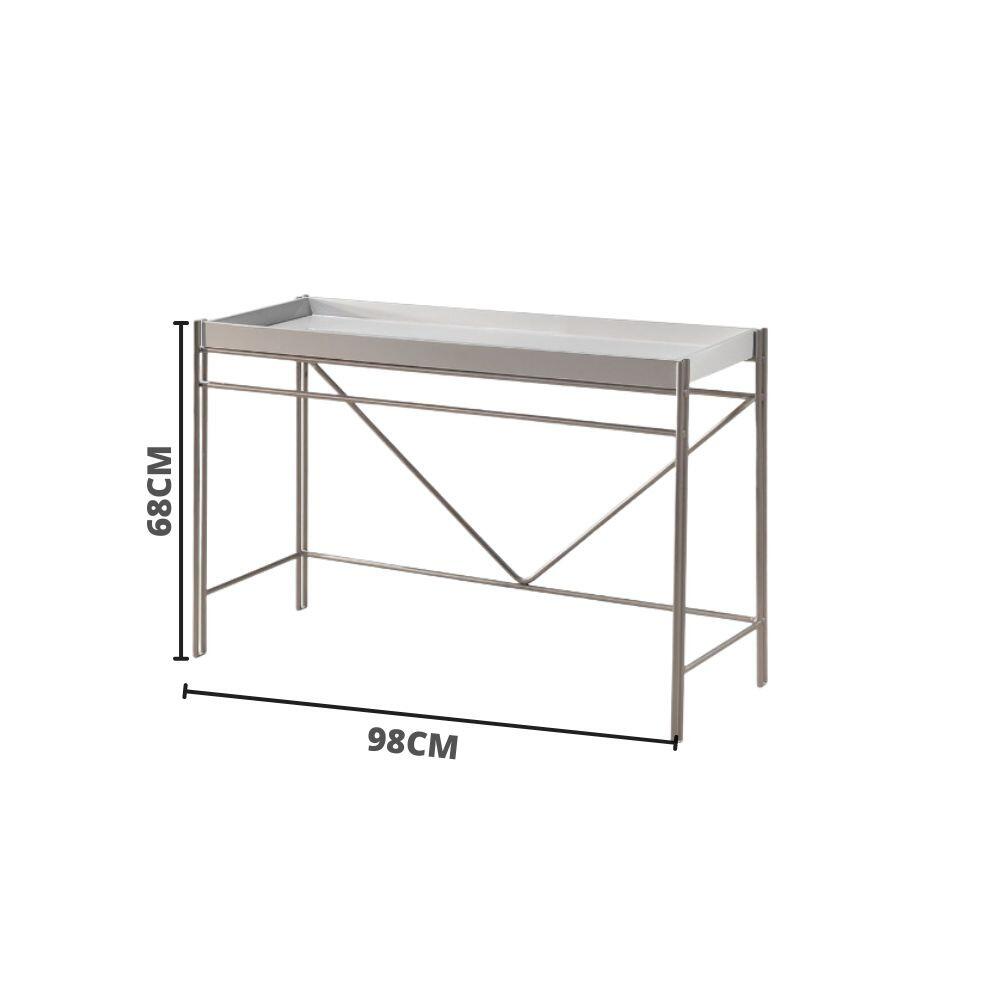 Aparador DUO MDF OFF White 98 cm - Corbelli