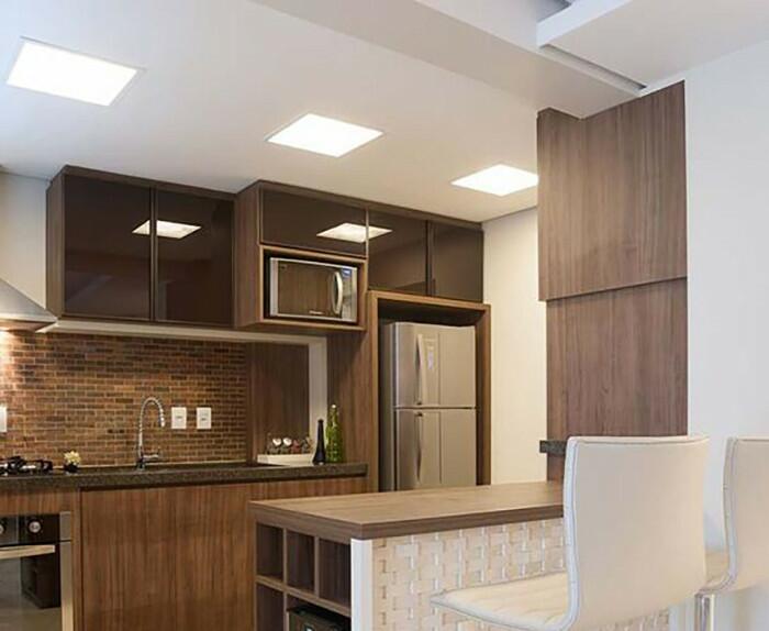 Painel LED Embutir 36W 6000K 40cm -  Evoled LE4608