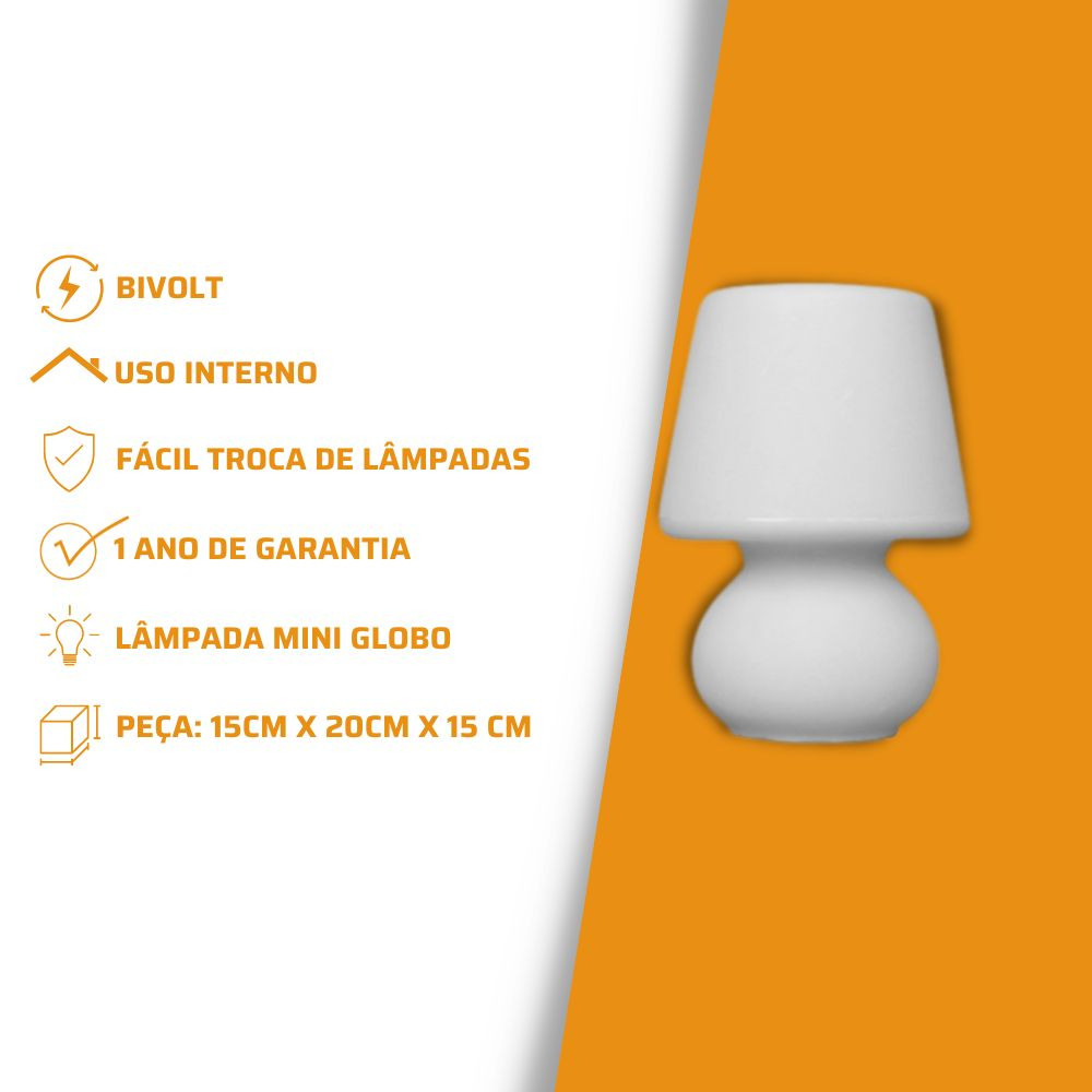 Abajur Natural Micro Lampe 1-E27 - Usare 1033 