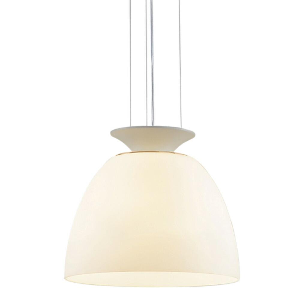 Pendente LED Nova Vidro Opalino 16,5W 2700K 38x26,5cm - Studioluce