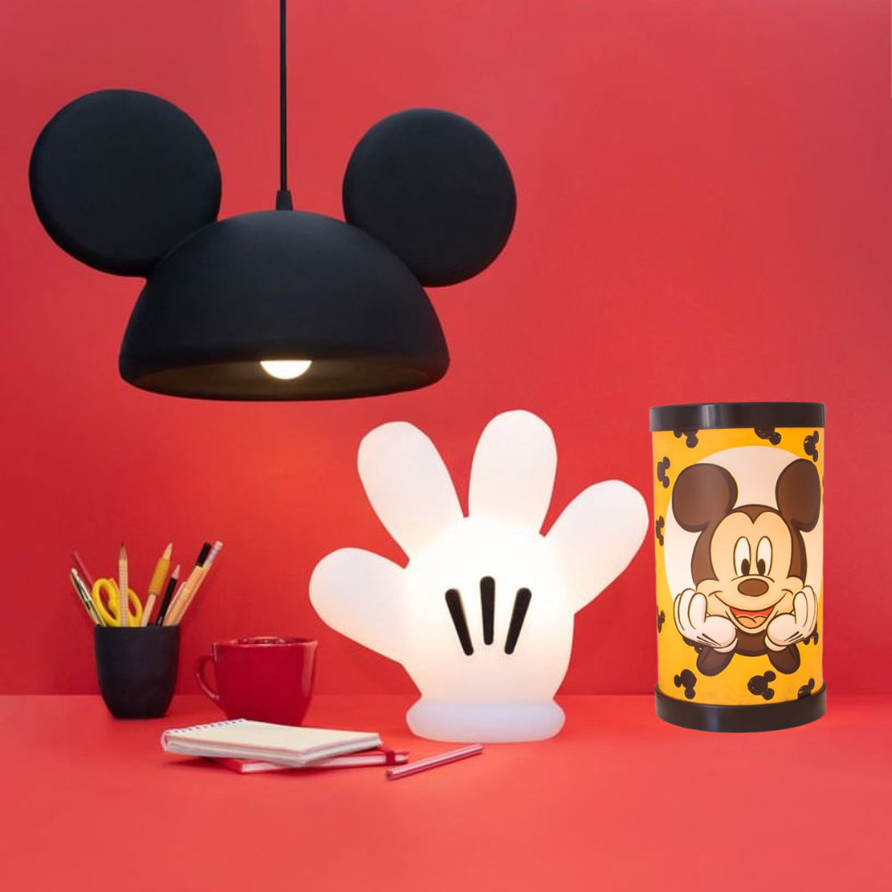 Luminária Pendente Orelha Mickey Preto 1xE27 - Usare