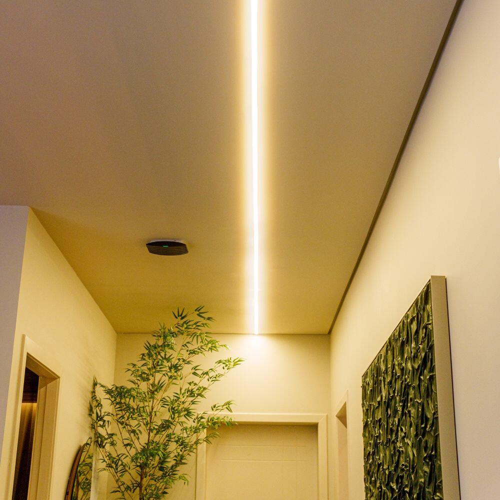 Perfil de Embutir Branco 14,4W 3000K Gesso/Drywall 2 Metros - MisterLed SLED9004N