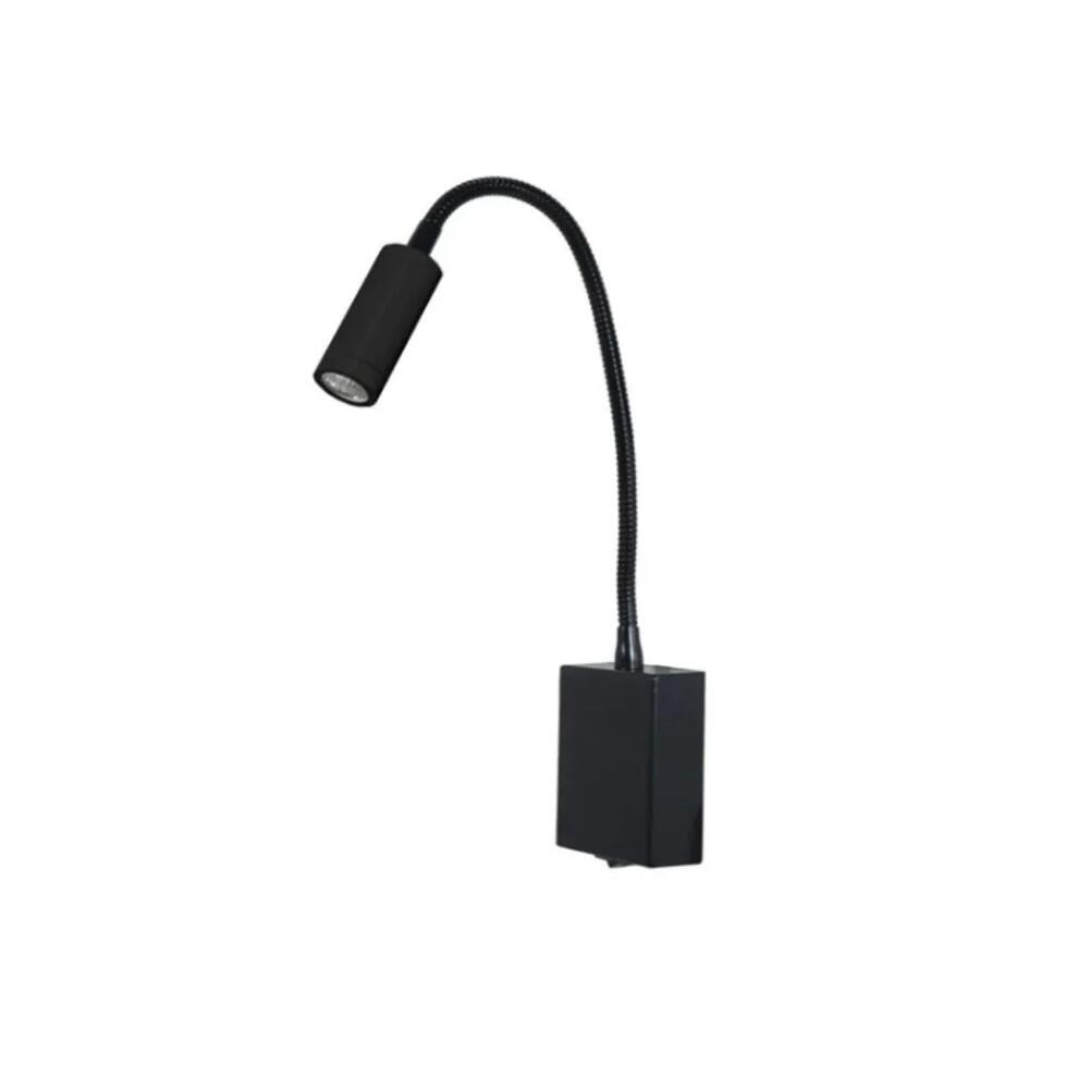 Arandela Articulada LED 3000k Pix Preto - MBLED D1388