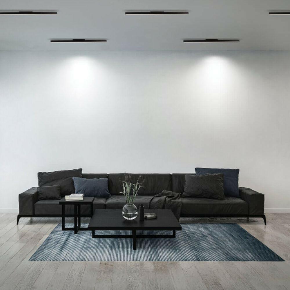 Plafon FIT LED Preto 24W 3000K 86cm- New Line 631LED3PT