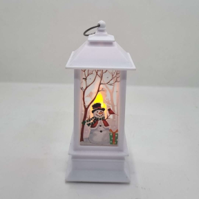 Lanterna Natal Decorativa Branca - model 4