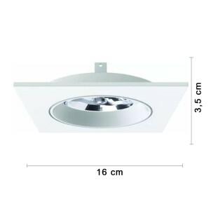 Spot de Embutir Face Plana 1x AR111 - Interlight IL0157