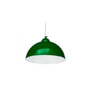 Pendente Esfera Alumínio Verde Sinuca 40cm 1xE27 - 3714 Caisma