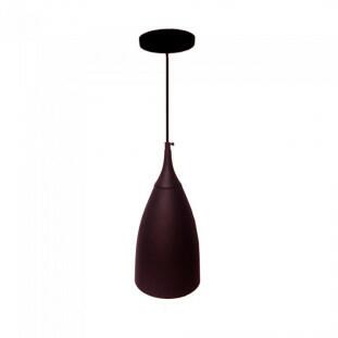 Pendente Milão Alumínio Marrom 17cm 1xE27 - Caisma 3720