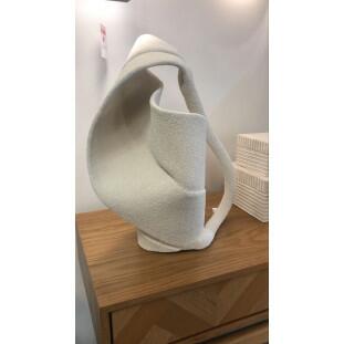 Escultura de Mesa - Branco Rústico - Decor Lumen 1949