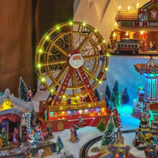 Roda Gigante Natal Com Musica e Movimento - Decor Lumen 5