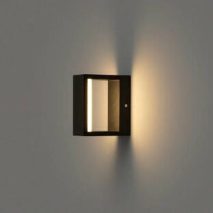 Arandela Preta Luz Indireta - Peça