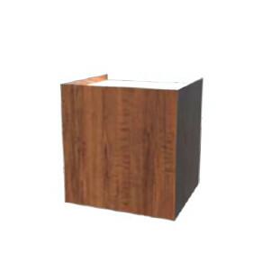 Arandela em Madeira Imbuia Linha Clean - Capa - Decor Lumen