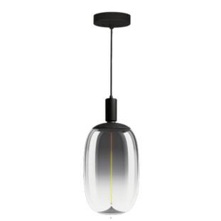 Pendente Cápsula Fumê 37x20cm 4W 1800K - Studioluce - Capa - Decor Lumen