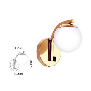 Arandela Brilho com Globo Branco - Old Artisan AR 5329