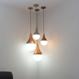 Pendente Preto Drop Of Light Ø16cm- 1xG9 - Rotoplaneta DL16127-PT