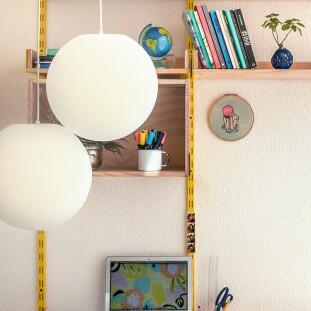 Luminária Pendente Esfera Ø30cm 1-E27 - Usare 1856