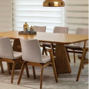 Mesa Eliane Tampo Pré Composto 2.40Cm Champanhe- Morada decor- Padrão capaDecor Lumen