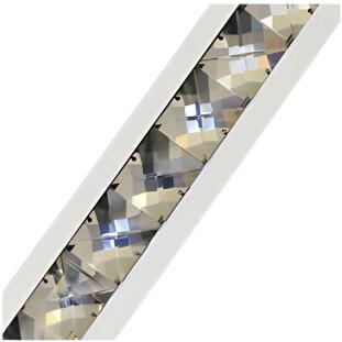 Perfil Embutido em Alumínio Linha Aliança Cristais 3000K - DNA Lustres - Capa - Decor Lumen
