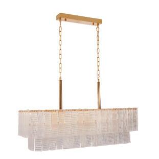 Pendente Prince Dourado Metal e Vidro Halopin G9 - Studioluce