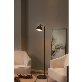 Luminária de Piso Linha Viena Madeira e Metal 1XE-27 - MADELUSTRE 3094 - Capa - Decor Lumen