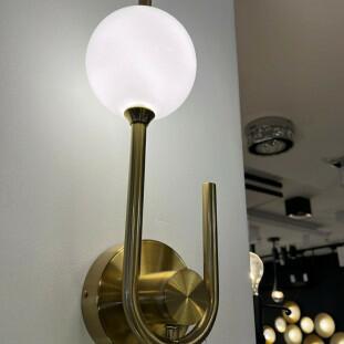 Arandela Dourado e Branco Candy Capa - Decor Lumen