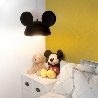 Compre junto Luminária Pendente Orelha Mickey Preto 1xE27 - Usare