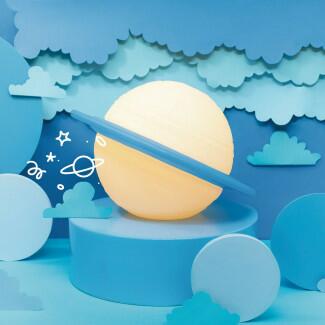 Compre junto Luminaria de Mesa Saturno Azul - Usare
