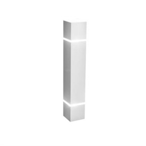 Arandela Tóquio Branca 2xHalopin 60cm - Acend 00196