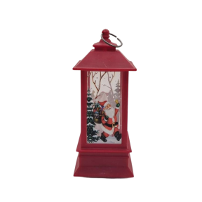 Lanterna Natal Decorativa Vermelho - 125580