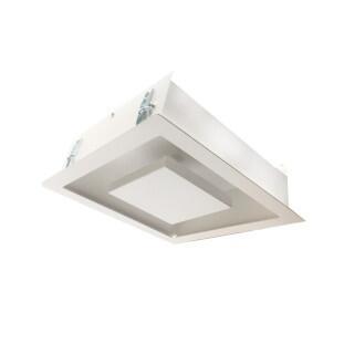 Embutido luz indireta Alum. Branco 35cm