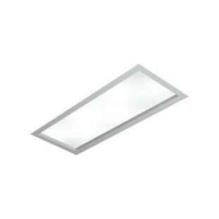 Luminaria Plafon Embutir Retangular Magnum Branco - Usina 3615/130
