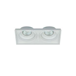 Spot No Frame Orientável Duplo Branco 2x MR16 -  4719BM Interlight