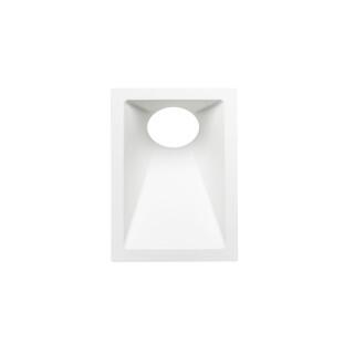 Spot de Embutir Branco Recuado Angular