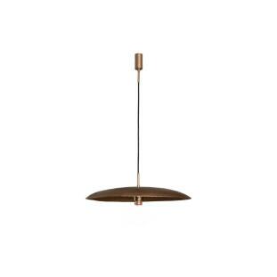 Pendente Disco Dourado por Waldir Junior - Alumínio Ø50cm 1xE27 | USINA 51051/50- Padrão Site 