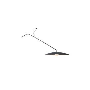 Pendente Alça Preto por Waldir Junior - Alumínio e Vidro 85cm 1x G9 Compacta -Padrão site- Decor Lumen