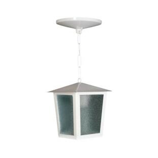 Pendente de Teto Externo Colonial Branco Quadrado E-27 32cm - Ideal L-2-C BR - Padrão Capa Site - Decor Lumen