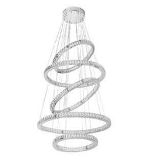 Pendente em LED Cristal Cromado 16w 3000K a 6000K 5m - Linha Aliança - Capa - Decor Lumen